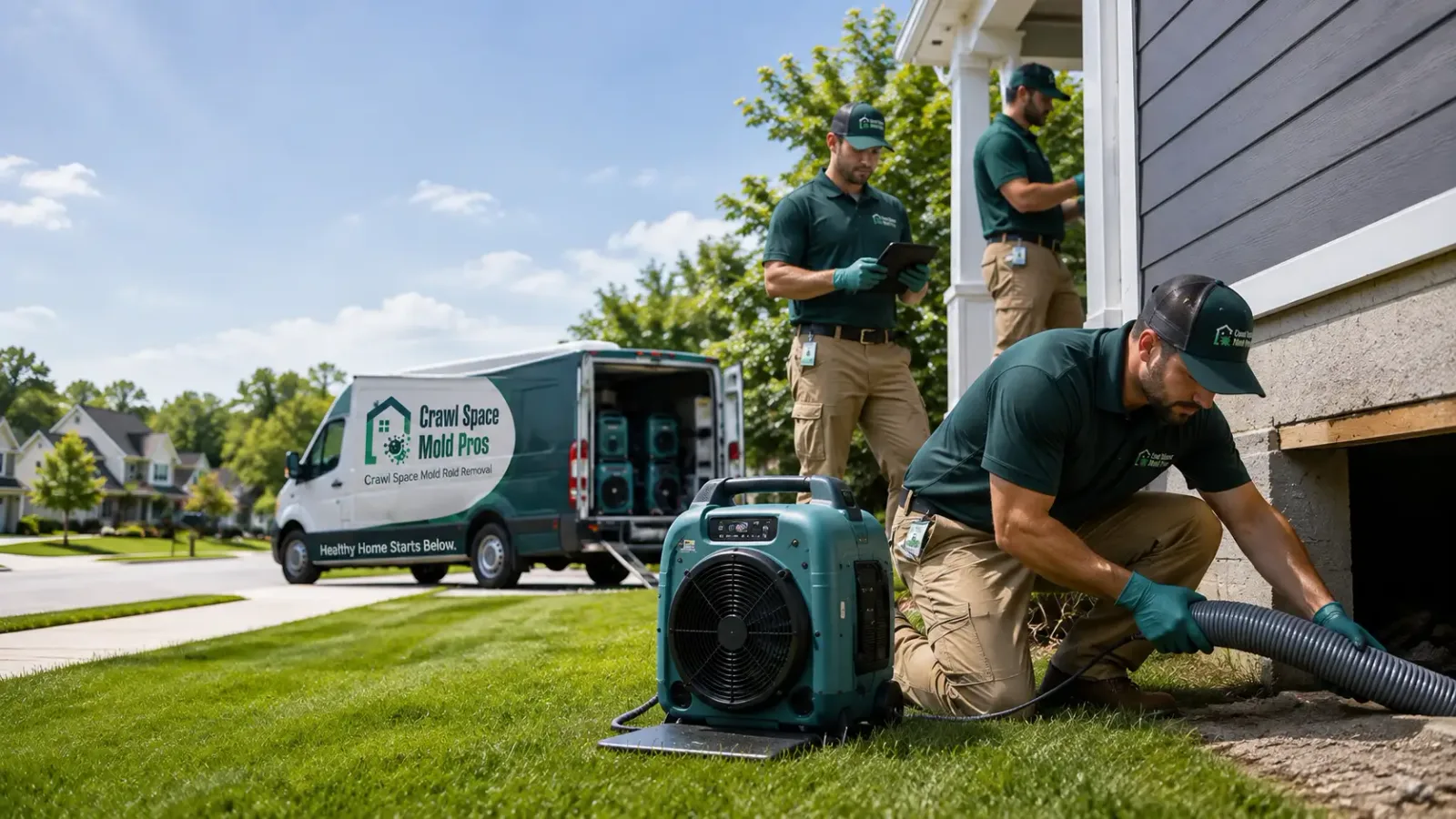 Crawl Space Mold Removal in New Lenox, IL